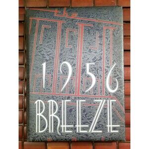 1956 The Breeze Senior  Yearbook Many Signatures Pleasantville High School NJ